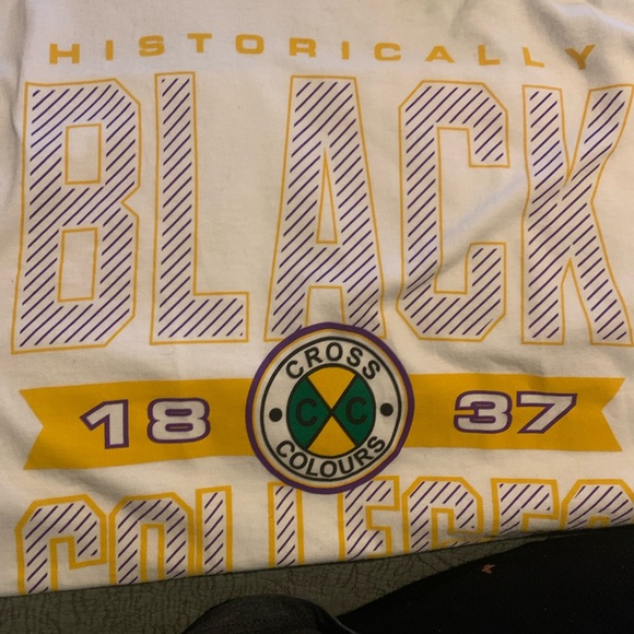 Cross Colours White Short Sleeve Tee - Picture 7 of 7